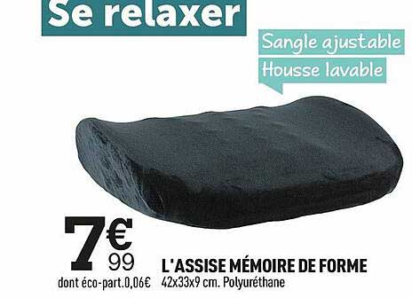 l'assise mémoire de forme