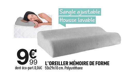 L'oreiller Mémoire De Forme