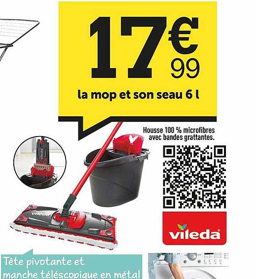 la mop et son seau 6 l