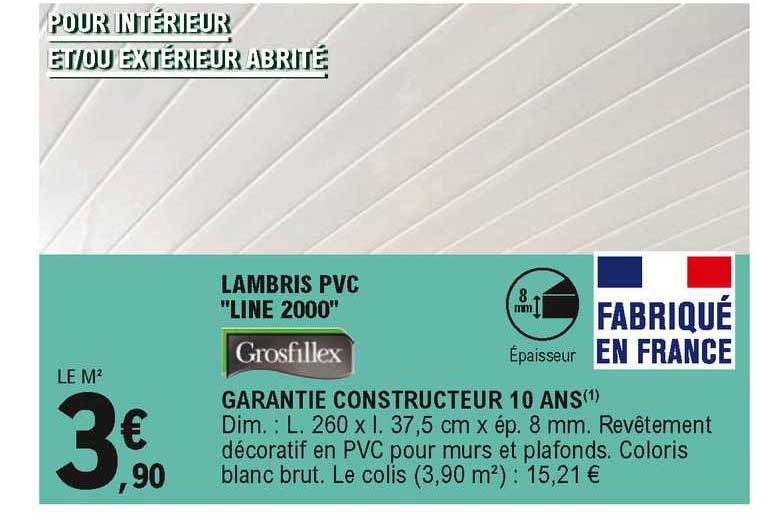 labris pvc "line 2000" grosfillex