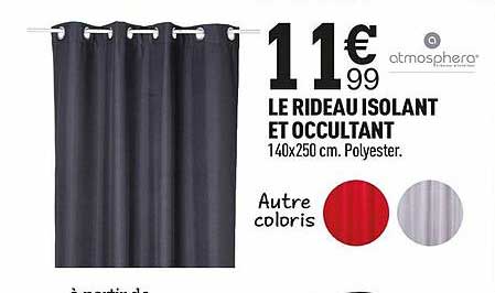 Le Rideau Isolant Et Occultant