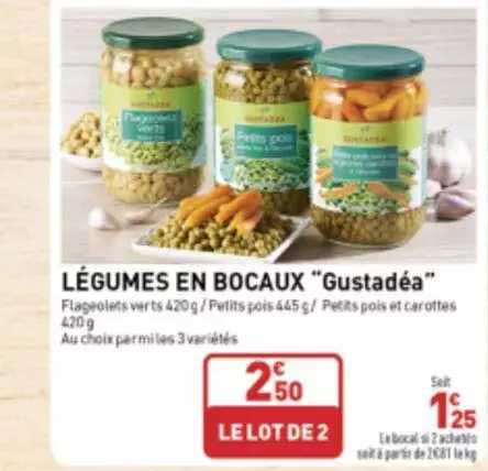 Légumes En Bocaux "gustadéa"