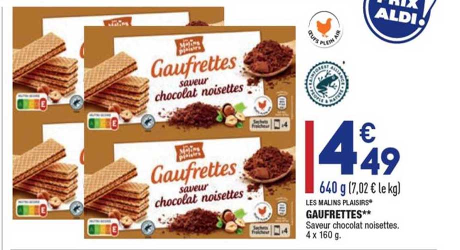 les malins plaisirs gaufrettes