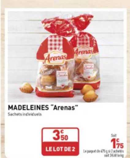 Madeleines "arenas"
