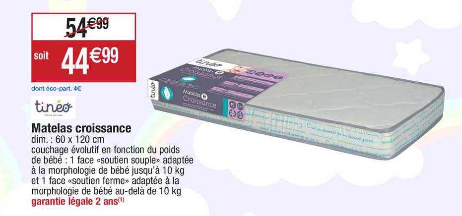 Matelas Croissance Tinéo