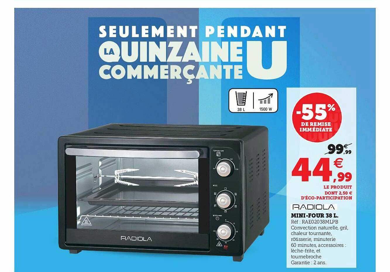 mini-four 38 l radiola