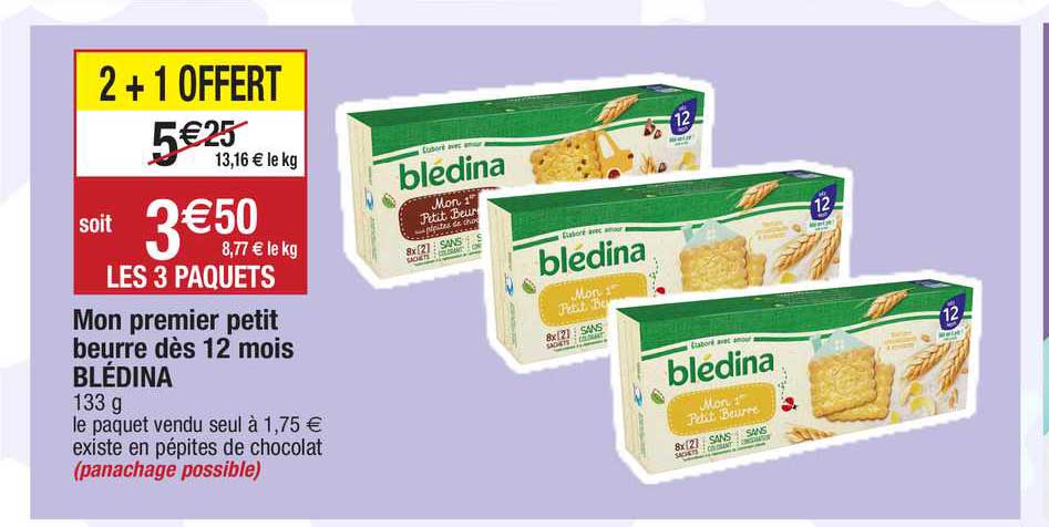 mon premier petit beurre dès 12 mois blédina