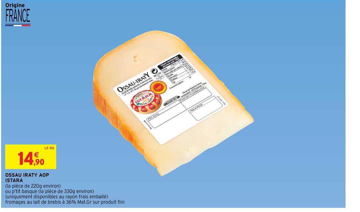 ossau iraty aop istara