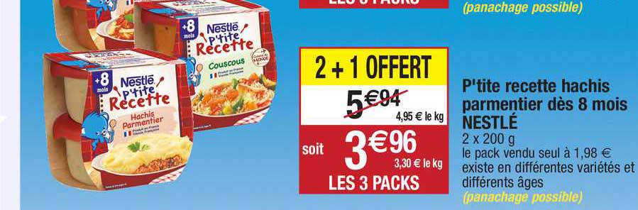 p'tite recette hachis parmentier dès 8 mois nestlé