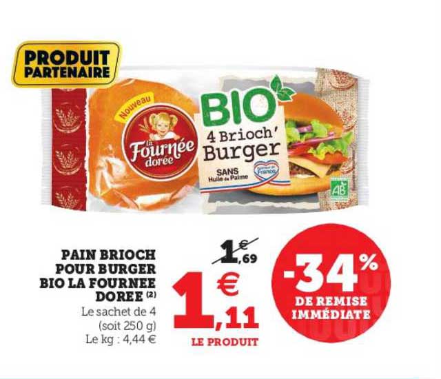 pain brioch pour burger bio la fournée dorée