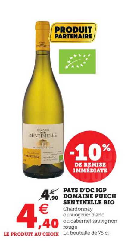 pays d'oc igp domaine puech sentinelle bio