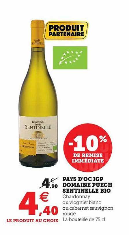 pays d'oc igp domaine puech sentinelle bio