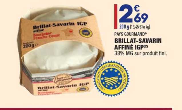 pays gourmand brillat-savarin affiné igp