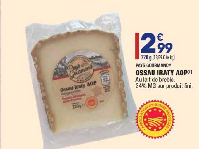 pays gourmand ossau iraty aop