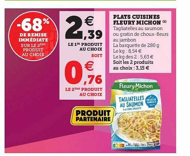 plats cuisinés fleury michon