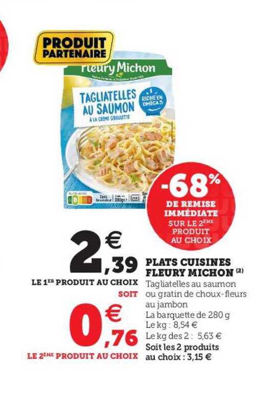 plats cuisinés fleury michon