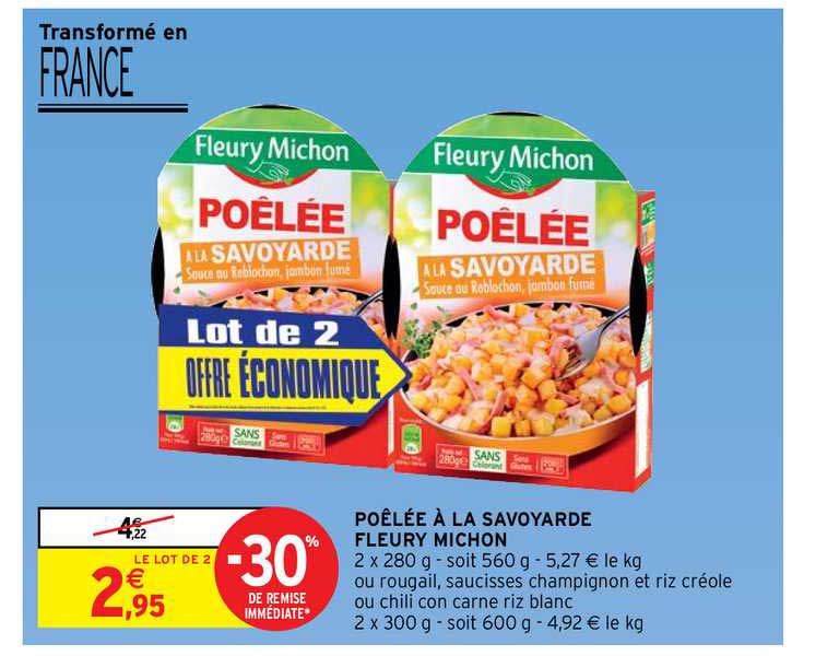 poêlée à la savoyard fleury michon