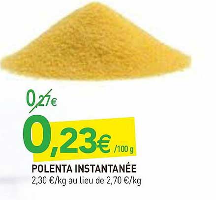 Polenta Instantanée