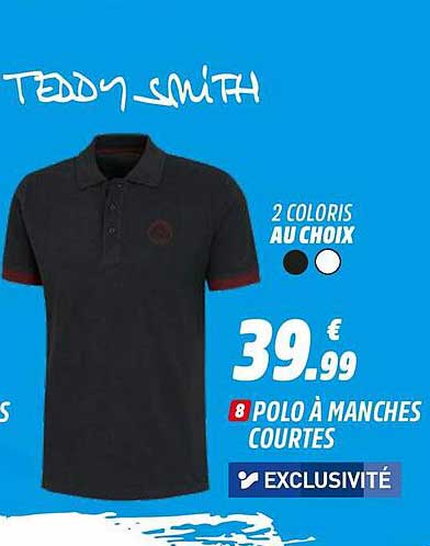 polo à manches courtes teddy smith