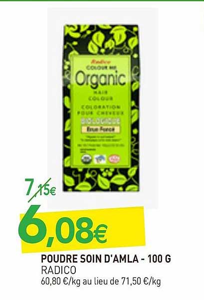 poudre soin d'amla - 100 g radico