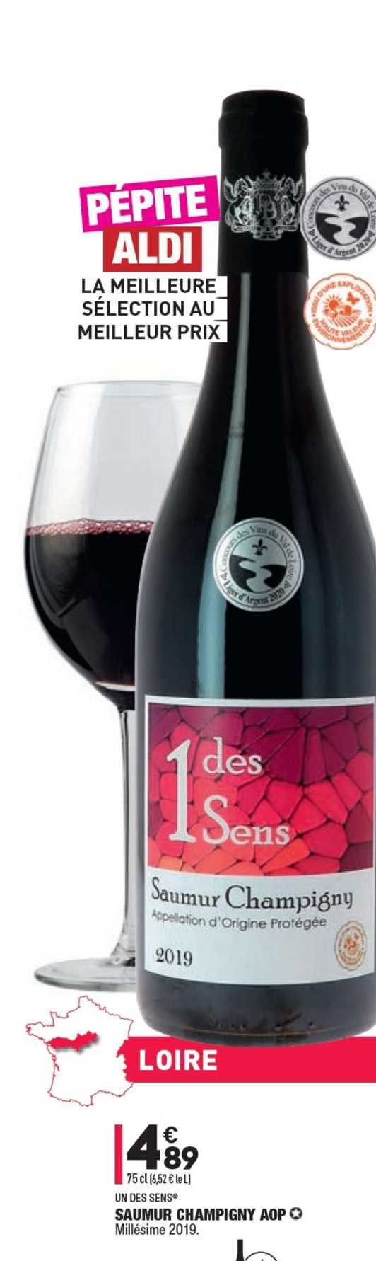 saumur champigny aop un des sens