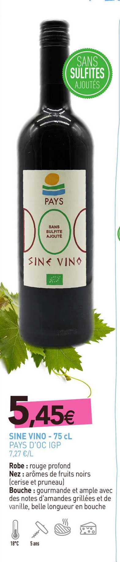 sine vino pays d'oc igp
