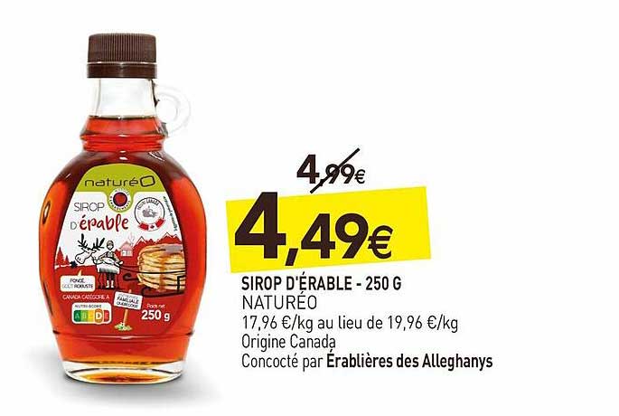 sirop d'érable - 250 g