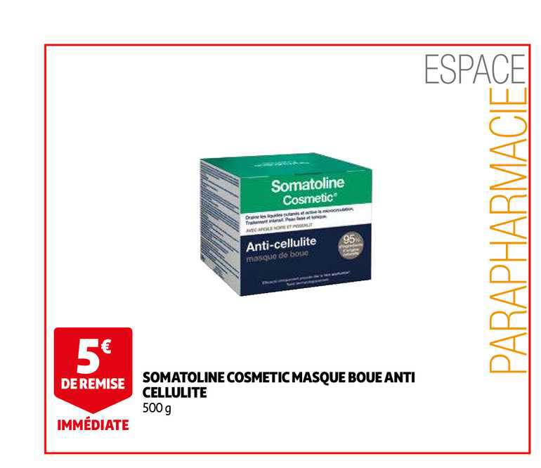 somatoline cosmetic masque boue anti cellulite