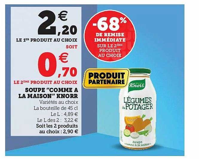 soupe "comme à la maison" knorr