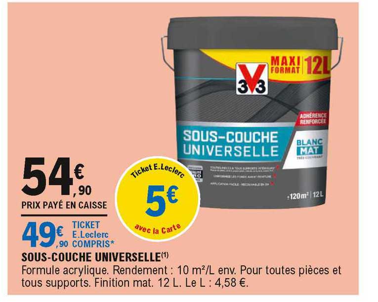 sous-couche universelle v33