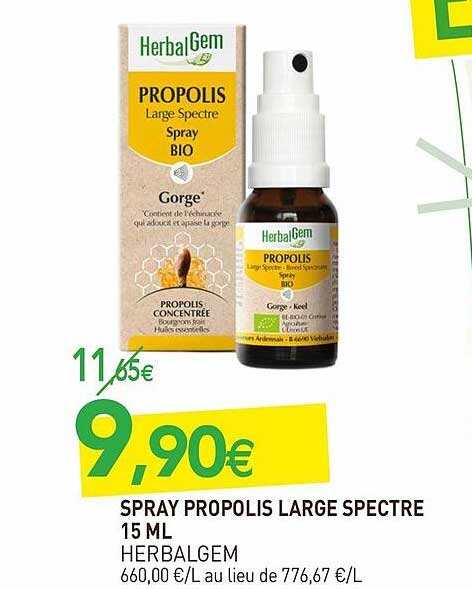 spray propolis large spectre 15 ml herbalgem
