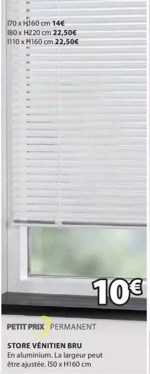 store vénitien brut