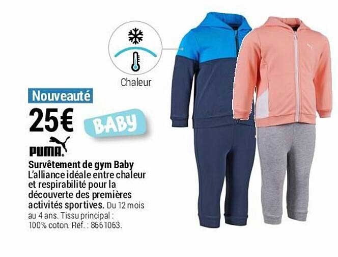 Survêtement De Gym Baby Puma