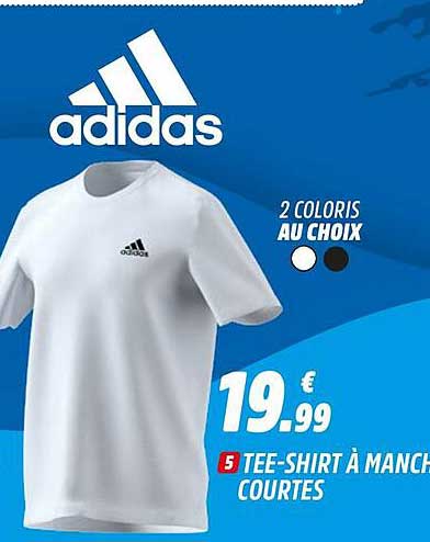 tee-shirt à manche courtes adidas
