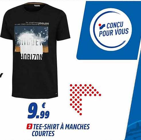 tee-shirt à manches courtes