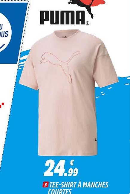 tee-shirt à manches courtes puma