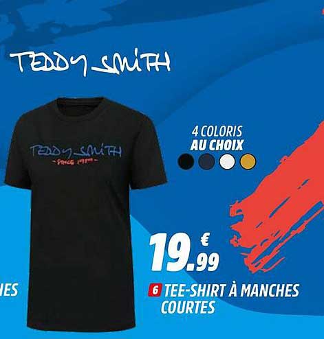 tee-shirt à manches courtes teddy smith