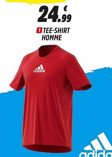 tee-shirt homme adidas