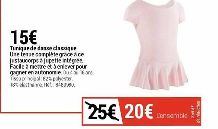 tunique de danse classique
