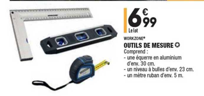 workzone outils de mesure