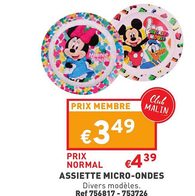 assiette micro-ondes