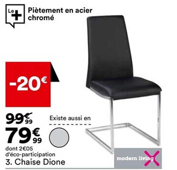 chaise dione modern living