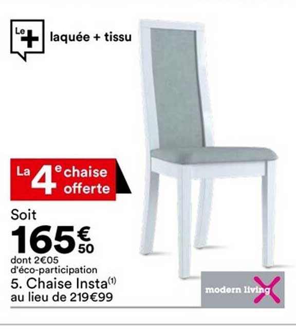chaise insta modern living