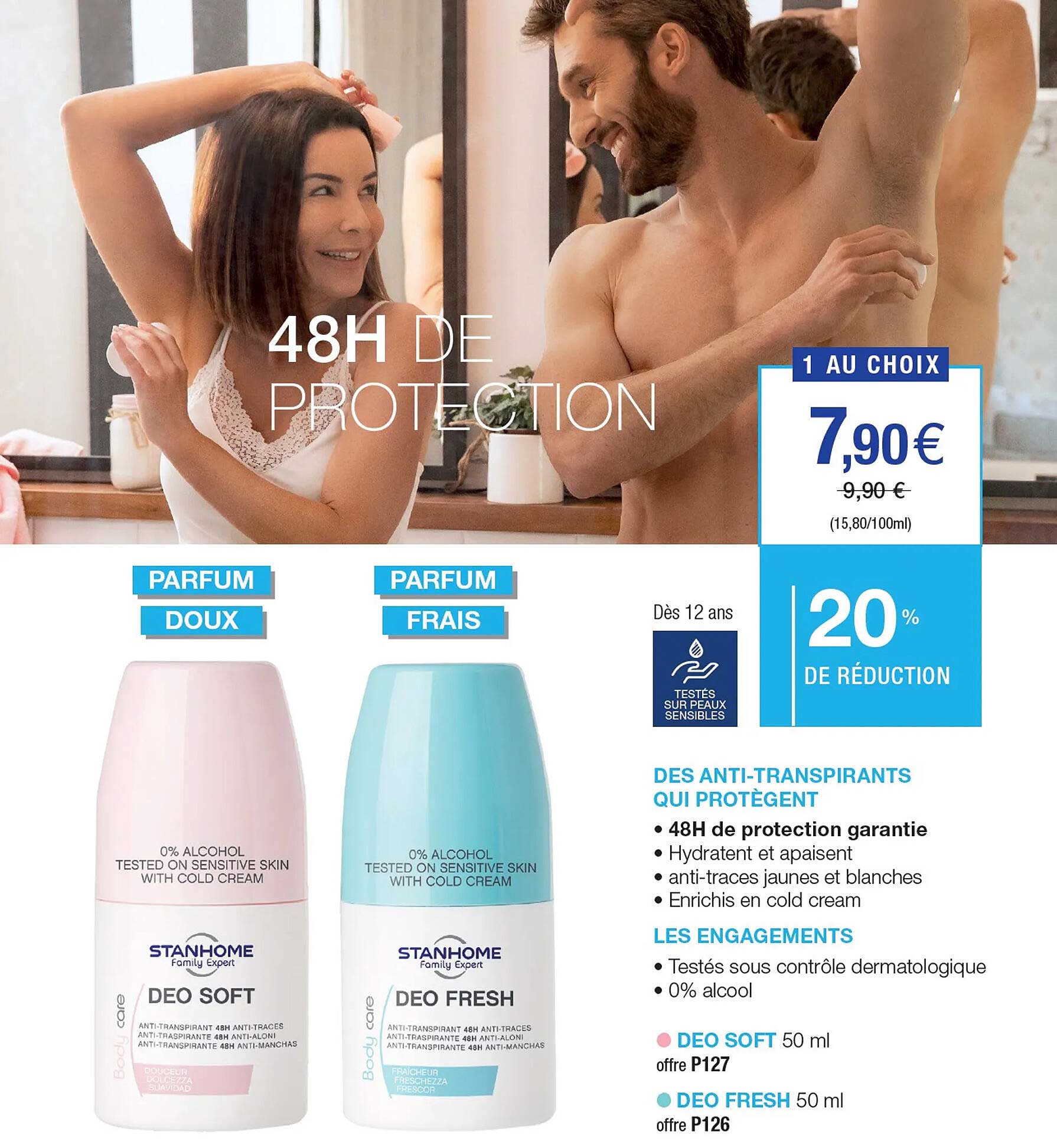 deo soft, deo fresh stanhome