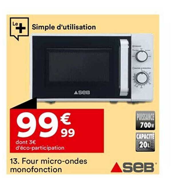 four micro-ondes monofonction seb