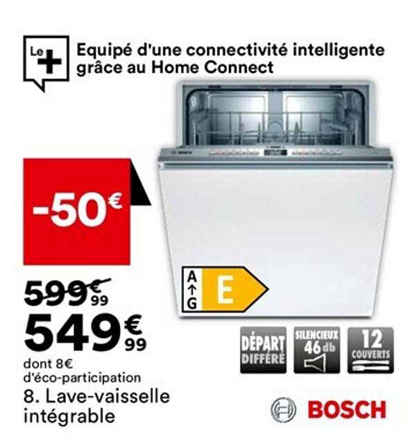 Lave-vaisselle Intégrable Bosch