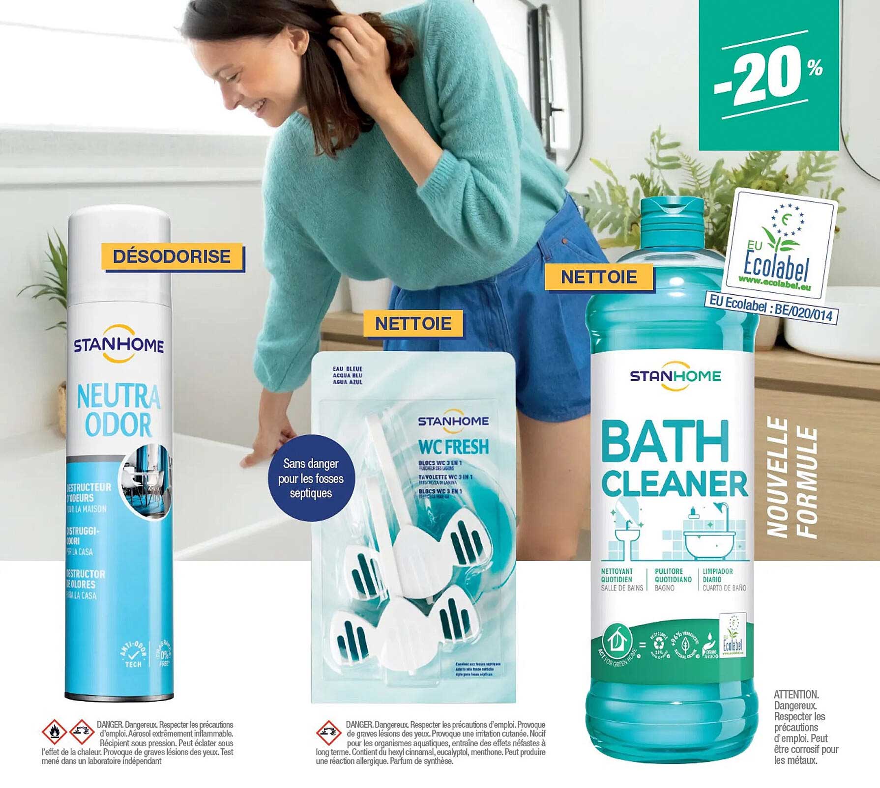 neutra odor stanhome, wc fresh stanhome, bath cleaner stanhome