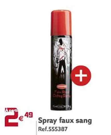 Spray Faux Sang