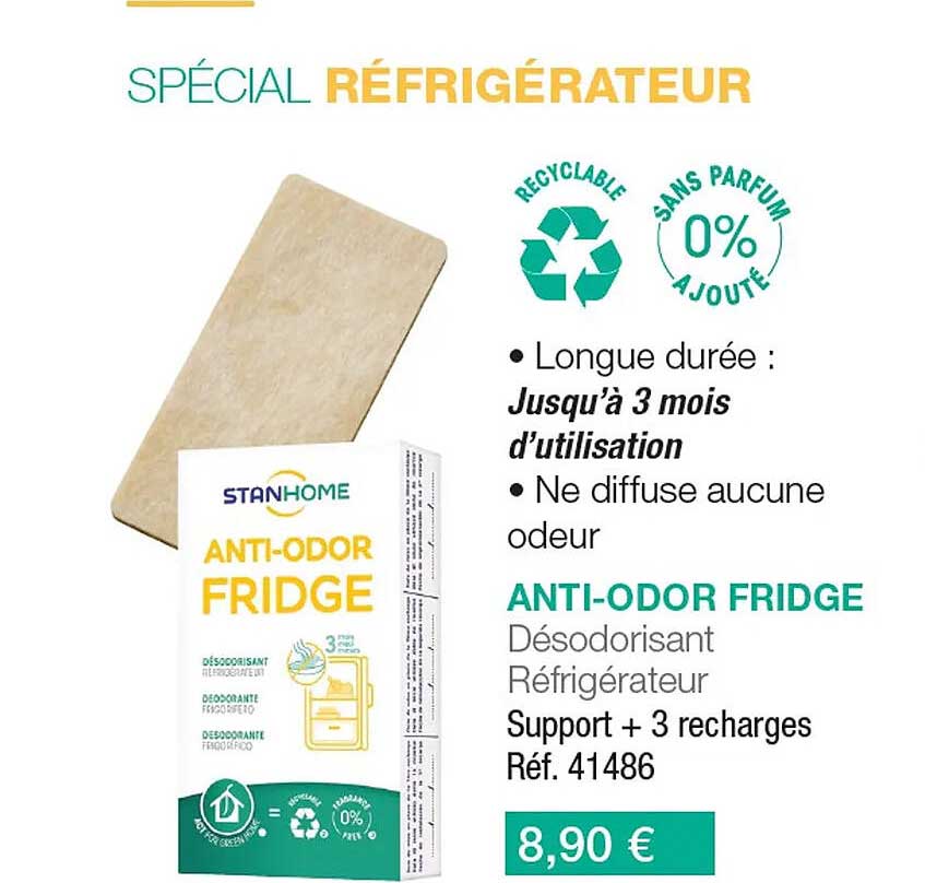 anti-odor fridge stanhome