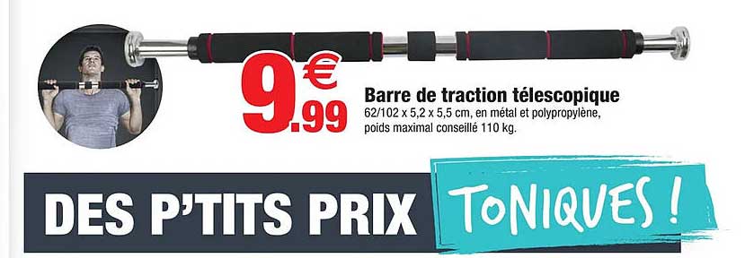 Barre De Traction Télescopique